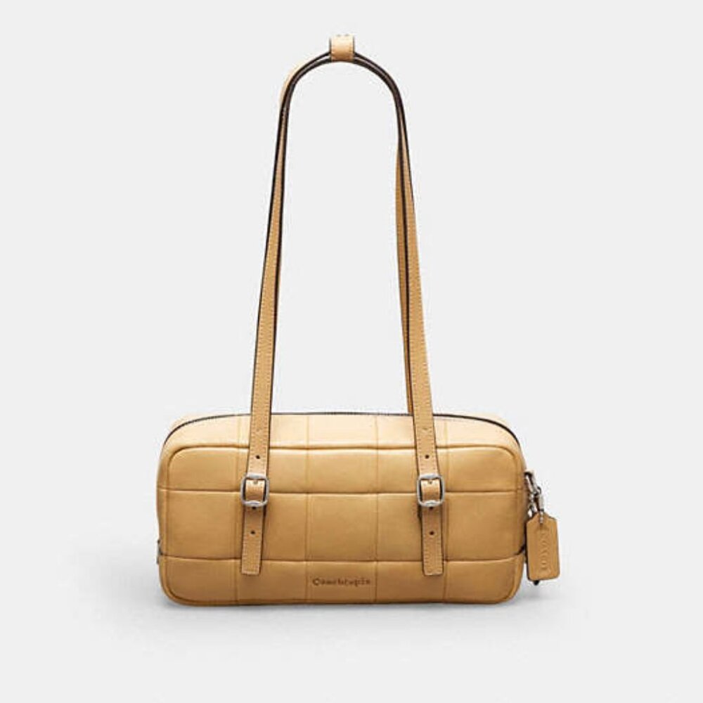 Coach Alter/Ego Satchel Bag In Checkerboard Upcrafted Leather
